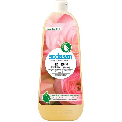 Sapun lichid cu trandafir si masline bio - 1 L