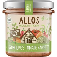 Crema tartinabila din linte verde tomate si morcovi fara gluten, eco - 140 g
