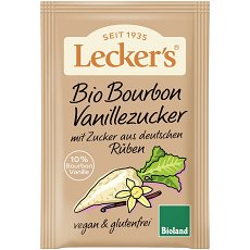 Zahar bio de sfecla vanilat cu vanilie Bourbon - 24 g