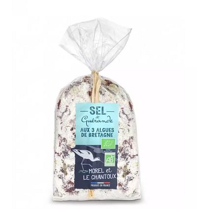 ECO/BIO Sare celtica cu 3 feluri de alge din Bretania, 250gr