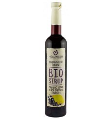 Sirop BIO din coacaze negre cu lamaie, 0,5 L
