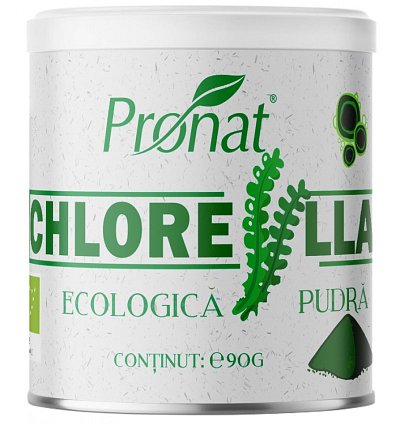 Chlorella bio pulbere, 90g