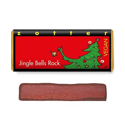 ECO/BIO Ciocolata Jingle Bells Rock 70gr BIO + FAIR, vegan