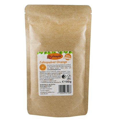 Pulbere pentru dantura cu portocale si xylitol, 100g