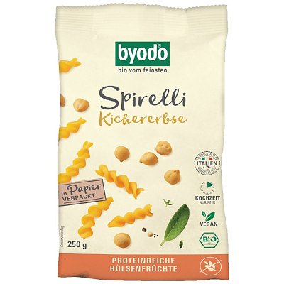 Spirelli bio din naut fara gluten - 250 g