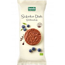 Rondele bio din orez integral cu ciocolata cu lapte - 65 g