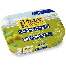 File de sardine in ulei bio de masline extravirgin - 100 g