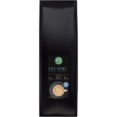 CAFEA BOABE BIO PRAJITA SI DECOFEINIZATA CAFE CREME, 500G