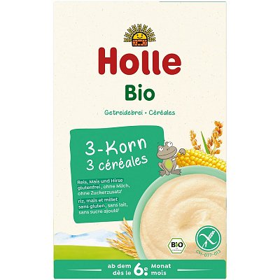 Terci bio din 3 cereale fara gluten pentru copii 6 luni - 250 g