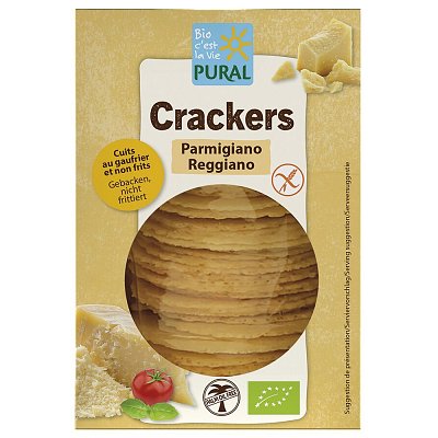 Crackers cu parmezan fara gluten, eco - 100 g