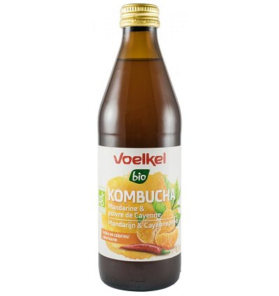 ECO/BIO Kombucha cu mandarine si piper cayene 330ml
