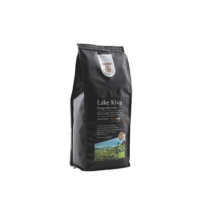 Cafea bio boabe Lake Kivu, 250 g
