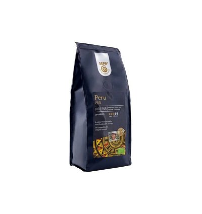 Cafea bio macinata Peru pur, 250 g