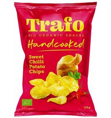 ECO/BIO Chipsri din cartofi - prajite manual- cu chili dulce 125gr