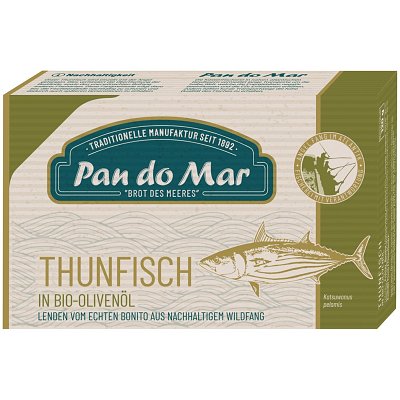 File de ton in ulei bio de masline - 120 g