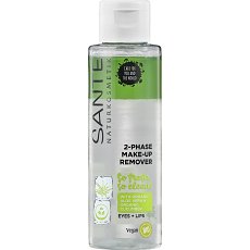 Demachiant bifazic pentru ochi si buze cu aloe vera bio si castravete bio - 110 ml