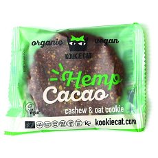 Cookie cu seminte de canepa si cacao fara gluten bio 50g PRET REDUS