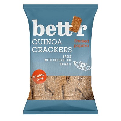 Crackers cu quinoa si boia bio 100g Bettr