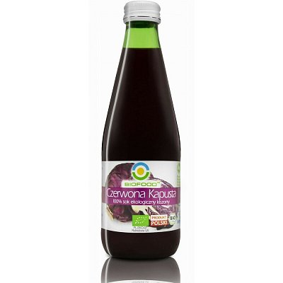 Suc de varza rosie lactofermentata bio 300ml Biofood