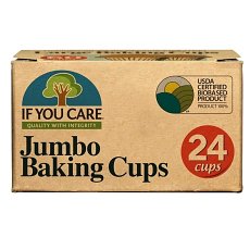 Hartie de copt briose nealbita (fara clor) compostabila jumbo 24buc If You Care
