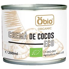 Crema de cocos bio 200ml Obio