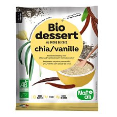 Desert cu chia si vanilie, bio, 40g, Nat-ali