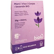 Sapun lichid cu lavanda pudra - refill ecologic 25g Biolu