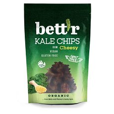Chips din kale cu aroma de branza bio 30g Bettr