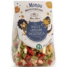 Paste pentru copii de orez cu sfecla si spanac bio 250g Pasta Natura
