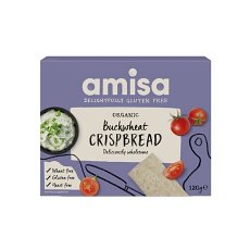 Crispbread din hrisca integrala bio 120g Amisa