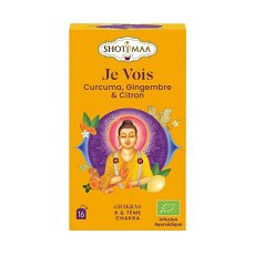 Ceai chakras - vision - turmeric, ghimbir si lamaie bio 16dz x 2g 32g Shotimaa