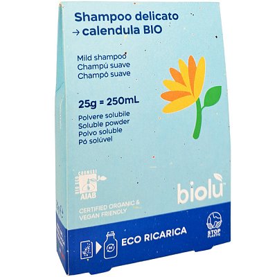 Sampon cu galbenele pudra - refill ecologic 25g Biolu