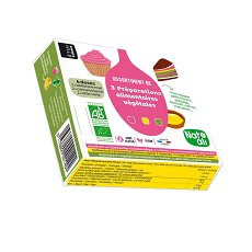 Set colorant alimentar - roz, verde, galben bio 6 buc x 5g 30g Nat-ali
