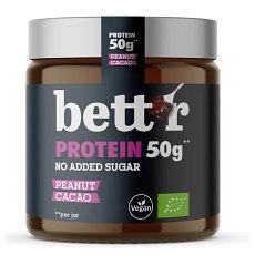 Crema proteica de arahide si cacao bio 250g Bettr PRET REDUS