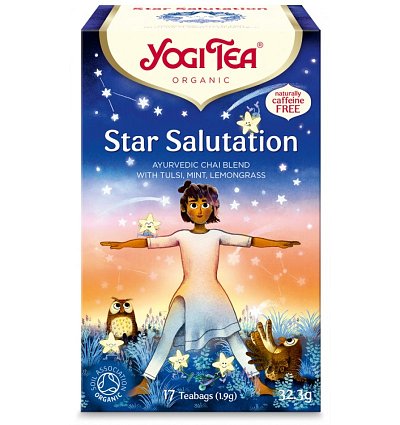 Ceai bio star salutation, 17 pliculete a 1,9g, 32,3g yogi